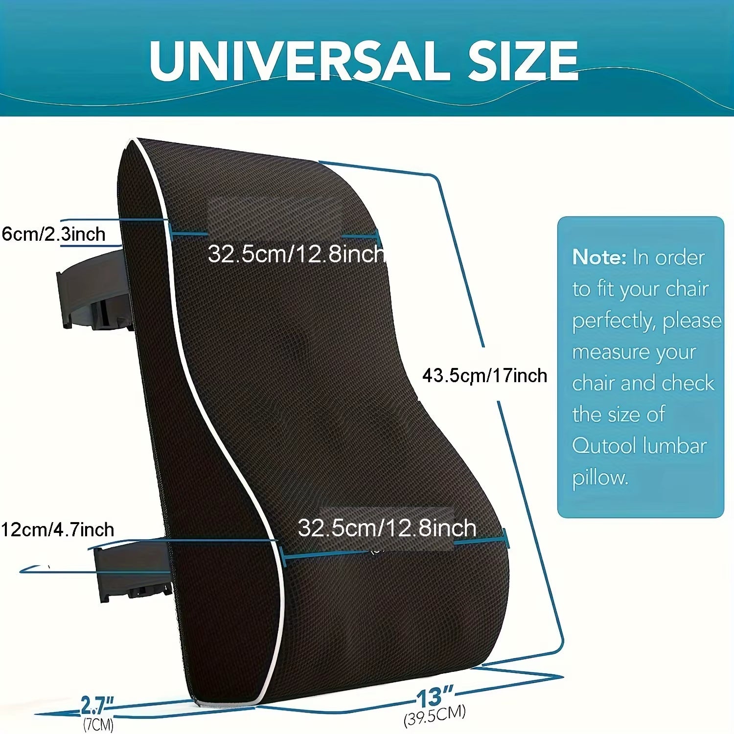 Lumbarease - Ergonomic Lumbar Support Cushion