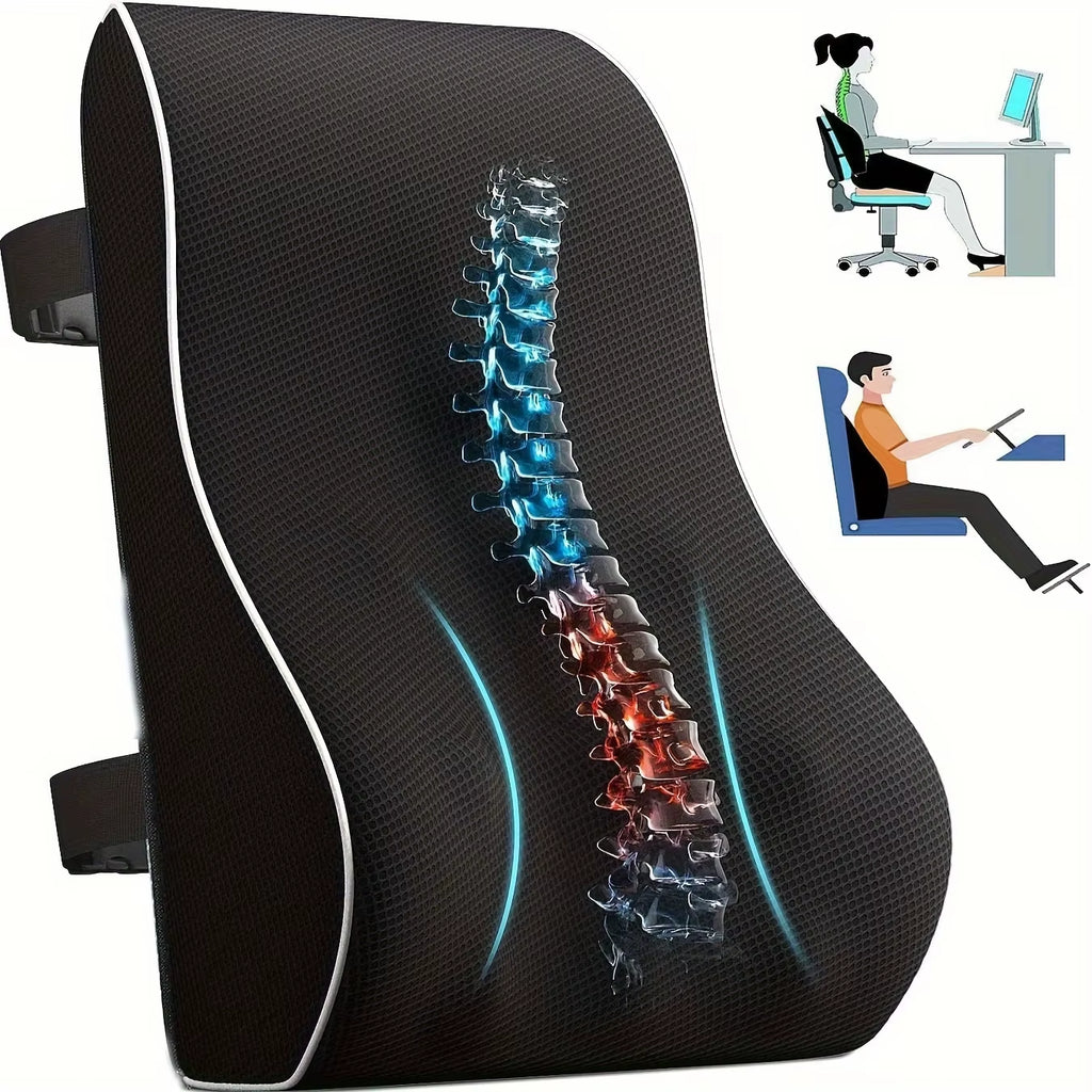 Lumbarease - Ergonomic Lumbar Support Cushion