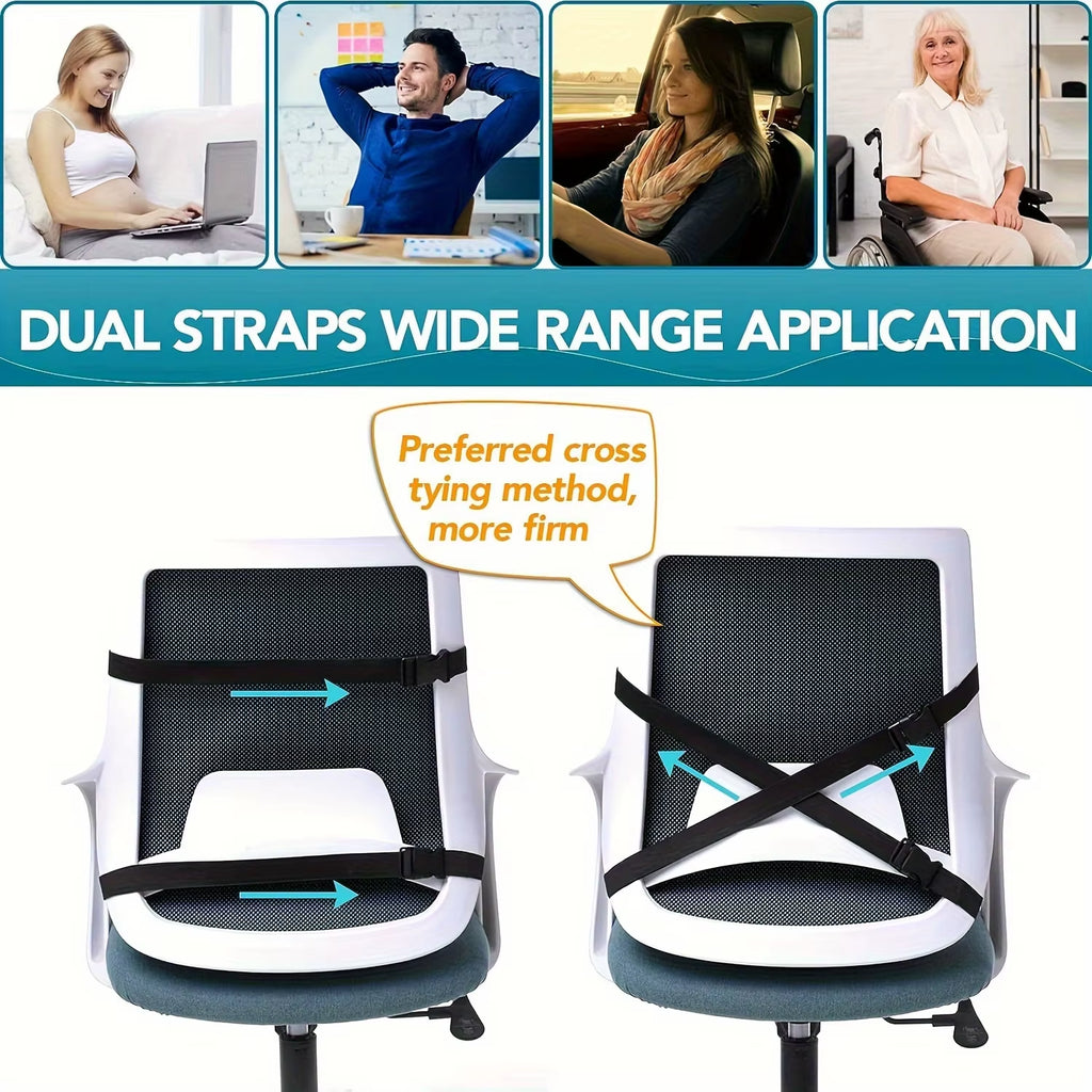 Lumbarease - Ergonomic Lumbar Support Cushion