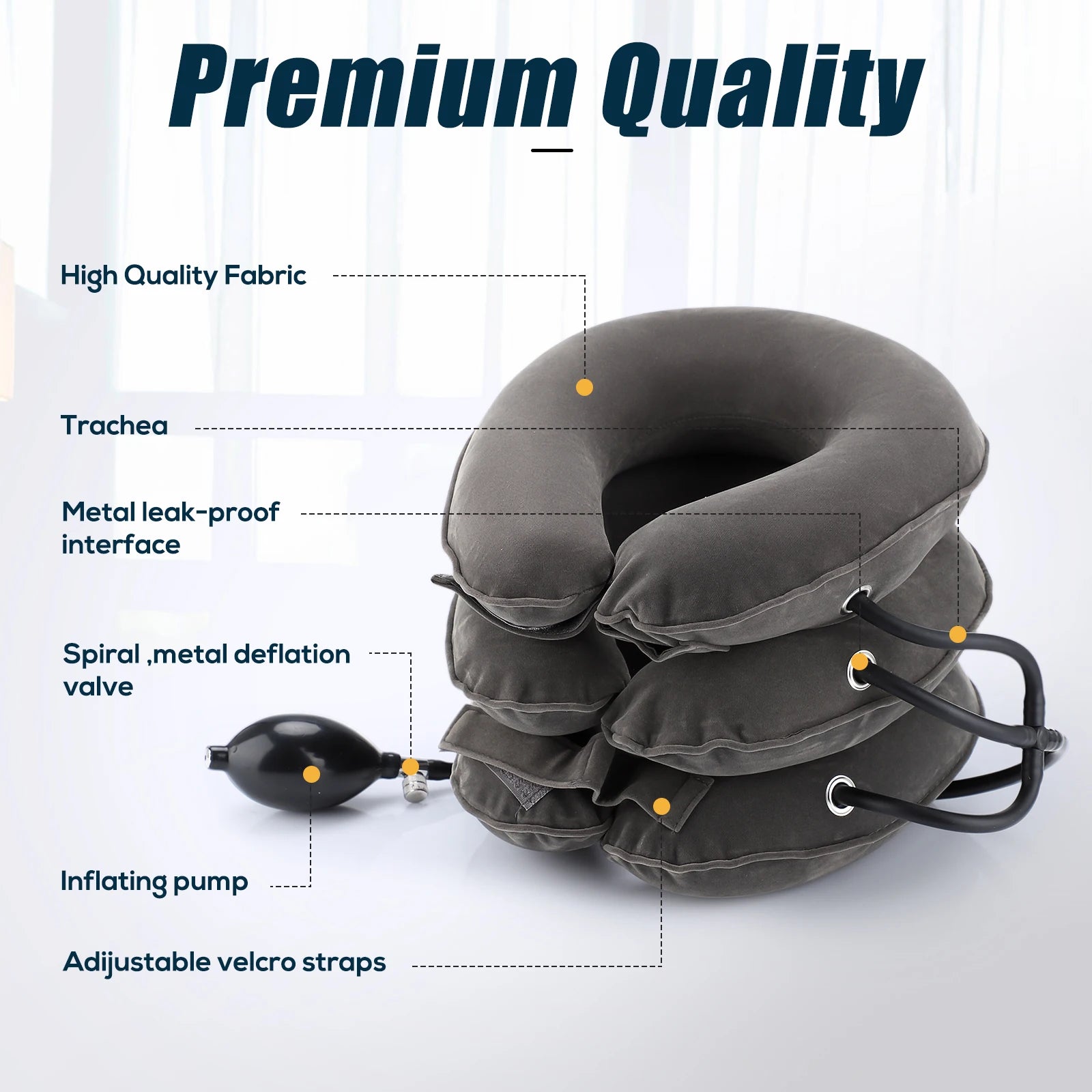 Neckease Air - Inflatable Cervical Traction Collar