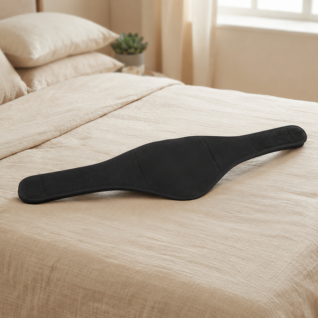 ThermaWrap self-heating neck wrap