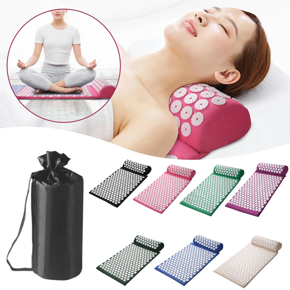 ReliefMat™ — Acupressure Mat & Pillow Set