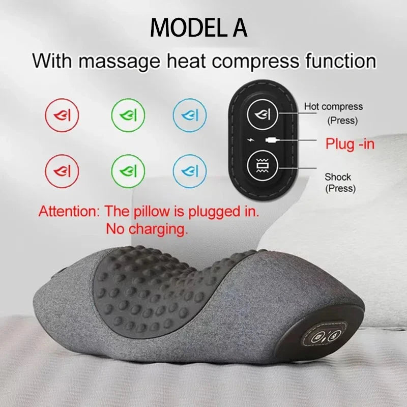 Neckease Pro - Cervical Traction Neck Massager (Heat + EMS)